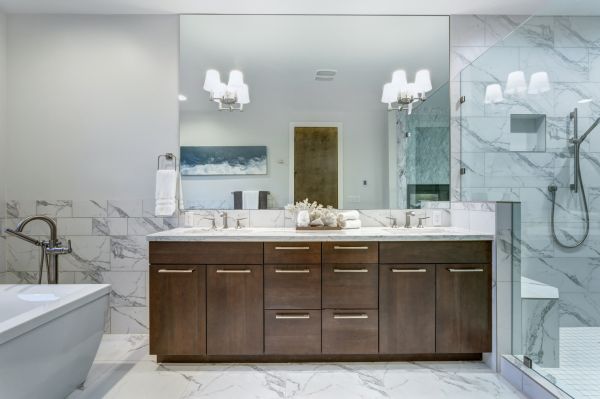 Bathroom Storage Installation